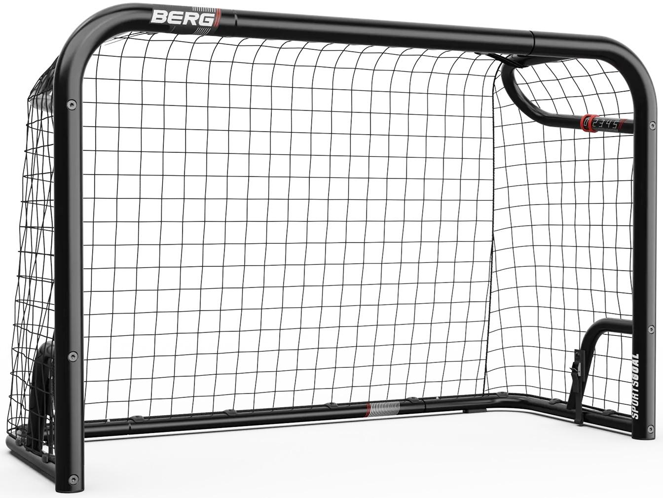 BERG SportsGoal S - Fußballtor - 80 x 120 cm - mit Hütchen und praktischem Punktezähler - Tor