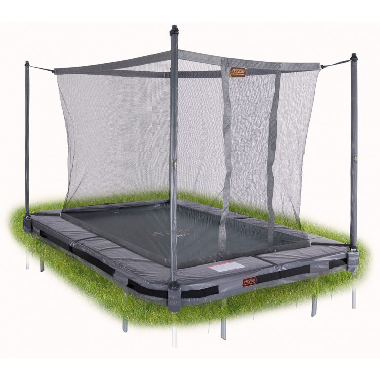 Avyna Trampolin Sicherheitsnetz Inground - 380 x 255 cm (238) - Grau