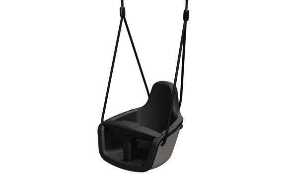 BERG PlayBase Zubehör - Babysitz - Schaukel - Schwarz