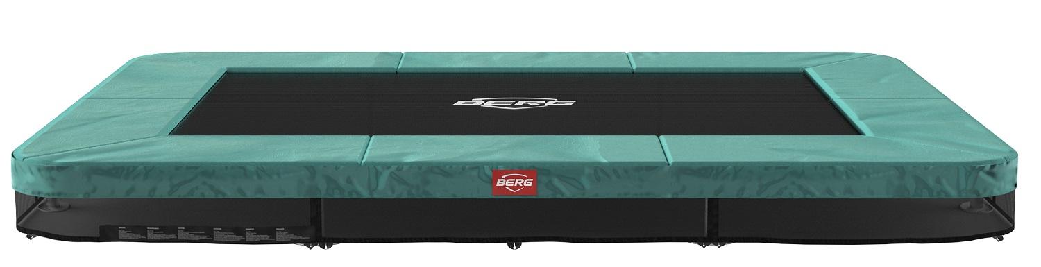 BERG SPORTS Favorit rechteckiges InGround Trampolin 280cm Grün
