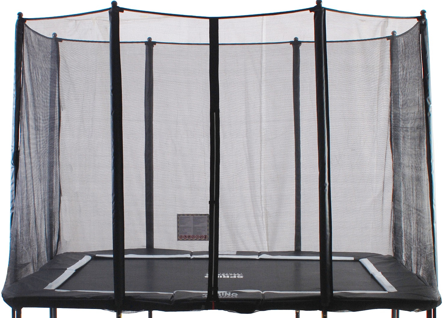 SPRING Sicherheitsnetz - Loses Sicherheitsnetz - 245 cm x 300 cm (8x10ft) - Schwarz