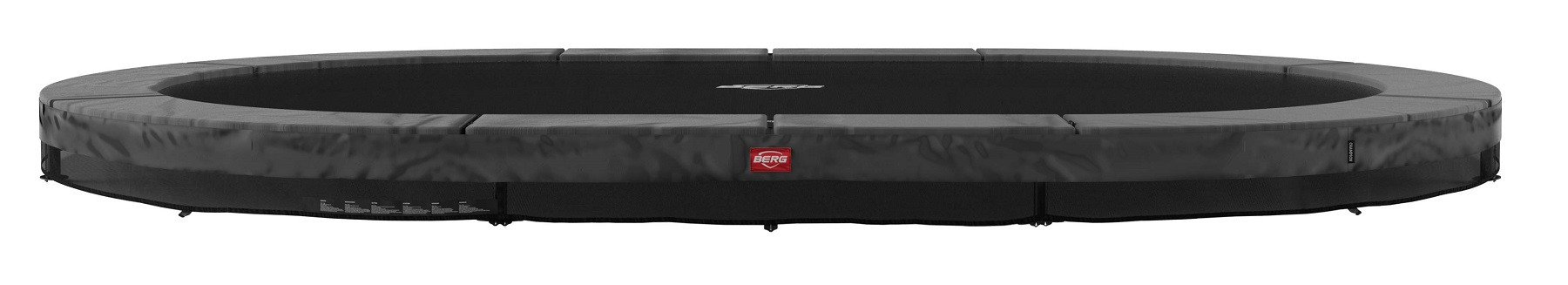BERG Grand Champion Sports Trampolin InGround - 520 x 350 cm - Anthrazit Grau