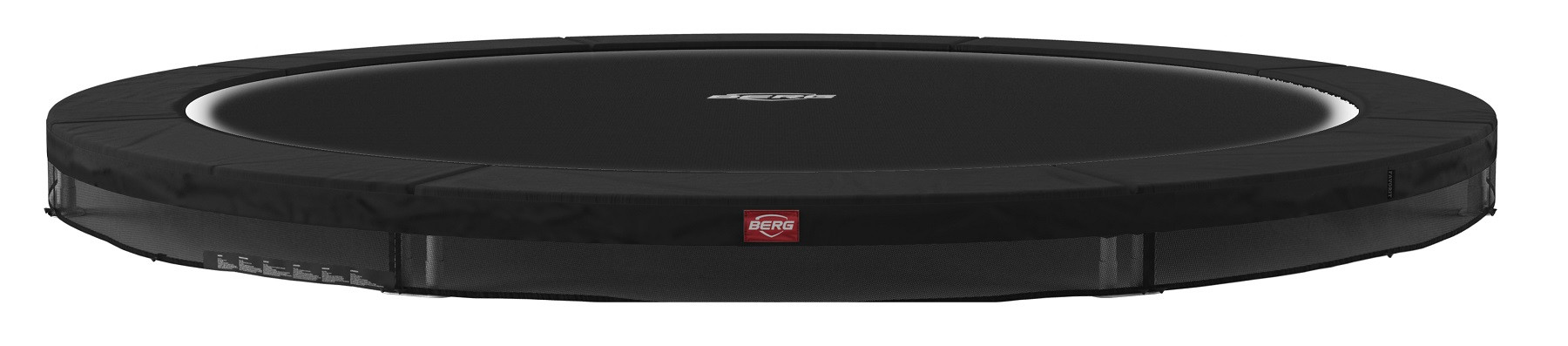 BERG SPORTS Favorit rundes InGround Trampolin 430cm Schwarz