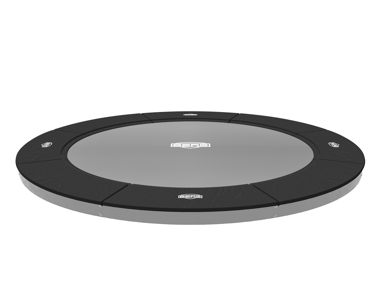 BERG Trampolin-Schutzrand Elite - Flachboden - 330 cm - Grau