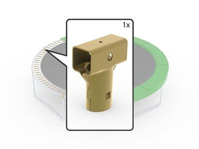 BERG Trampolinrahmen T-Serie - T-Gelenk