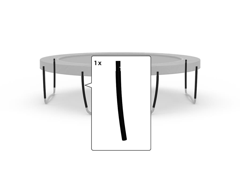 BERG Trampolinteil - Champion/Elite - Zwischenbein (gebogen, schwarz)