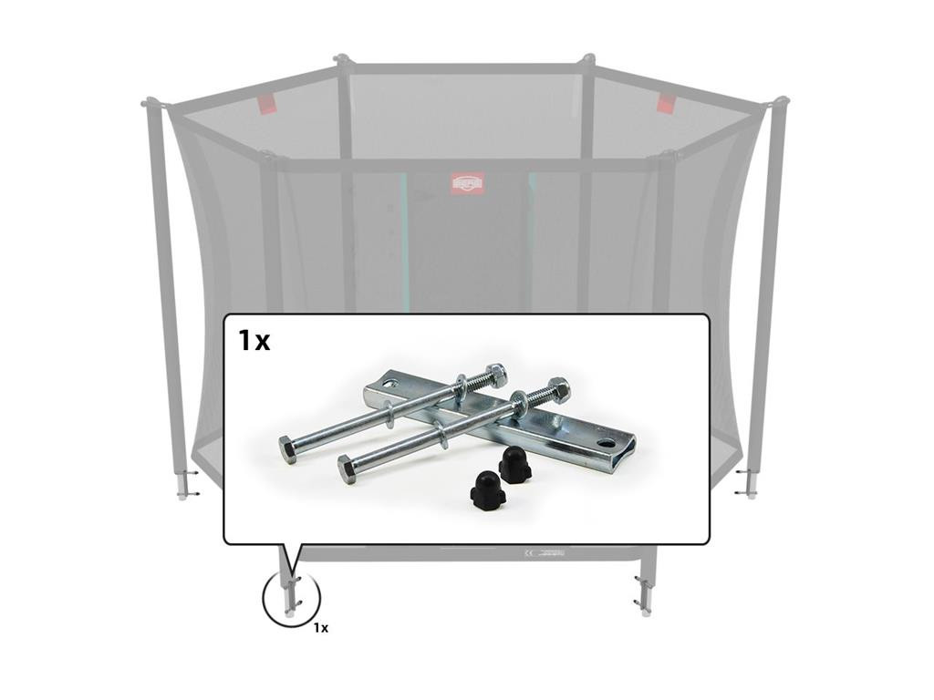 BERG Sicherheitsnetz Comfort - Befestigungssatz für 1 Stange (Talent)