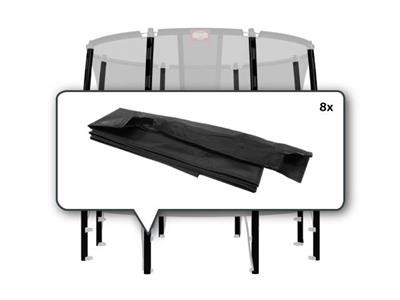 BERG Trampolin Sicherheitsnetz - Sicherheitsnetz Deluxe - Stangenabdeckungen - 8 Stück