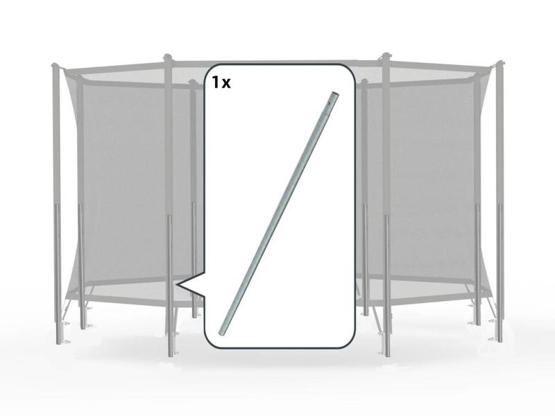 BERG Trampolin-Sicherheitsnetz - Sicherheitsnetz Comfort - Grundstange mit Federklemme - 108 cm