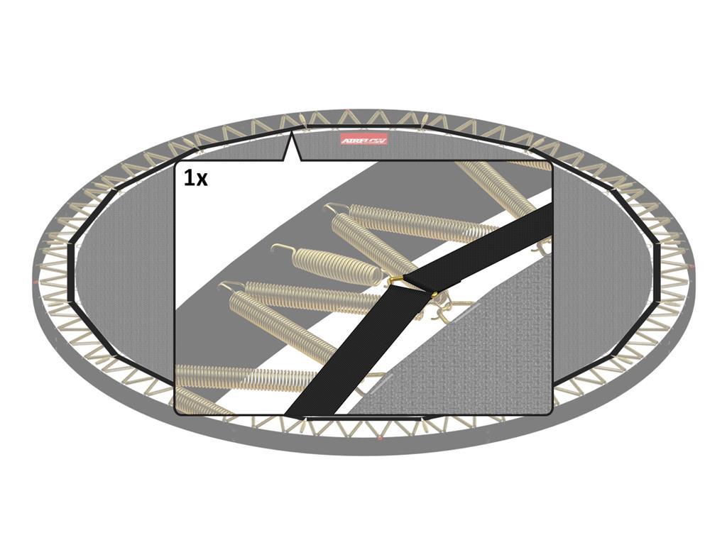 BERG Trampolin Champion - Flachboden - Schutzband - 380 cm