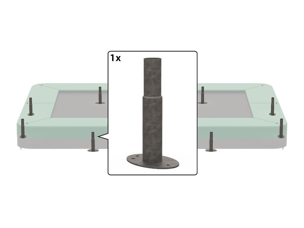 BERG Trampolinrahmen - InGround - Einbeinig - 22 cm