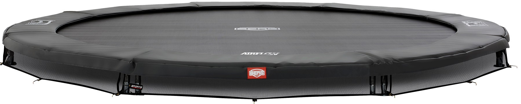 BERG Champion Sports Trampolin - InGround - 330 cm - Anthrazit Grau