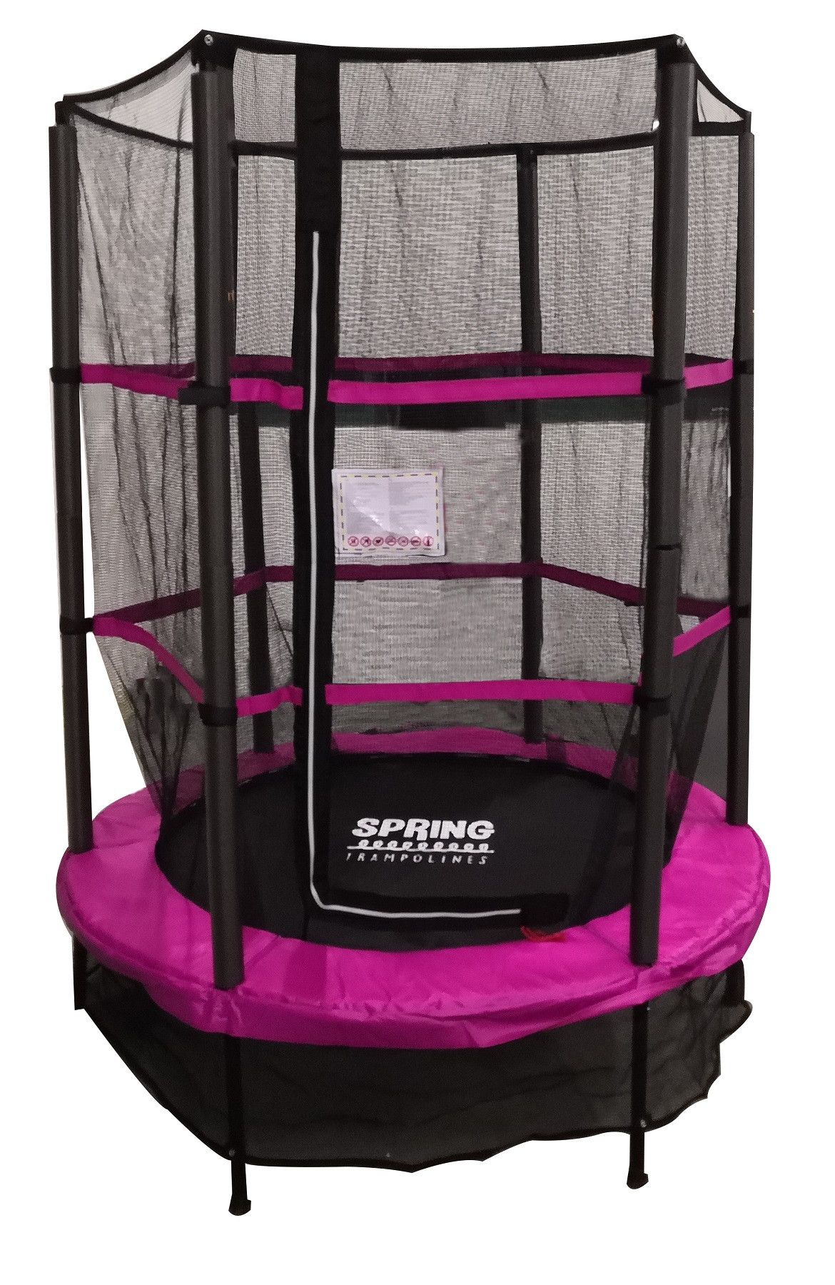 SPRING Mini-Trampolin - 140 cm - Rosa