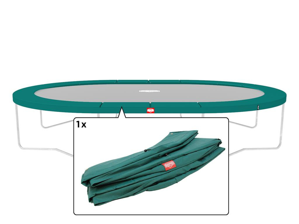 BERG Trampolin-Sicherheitsring Grand Favorit - 520 x 350 cm - Grün