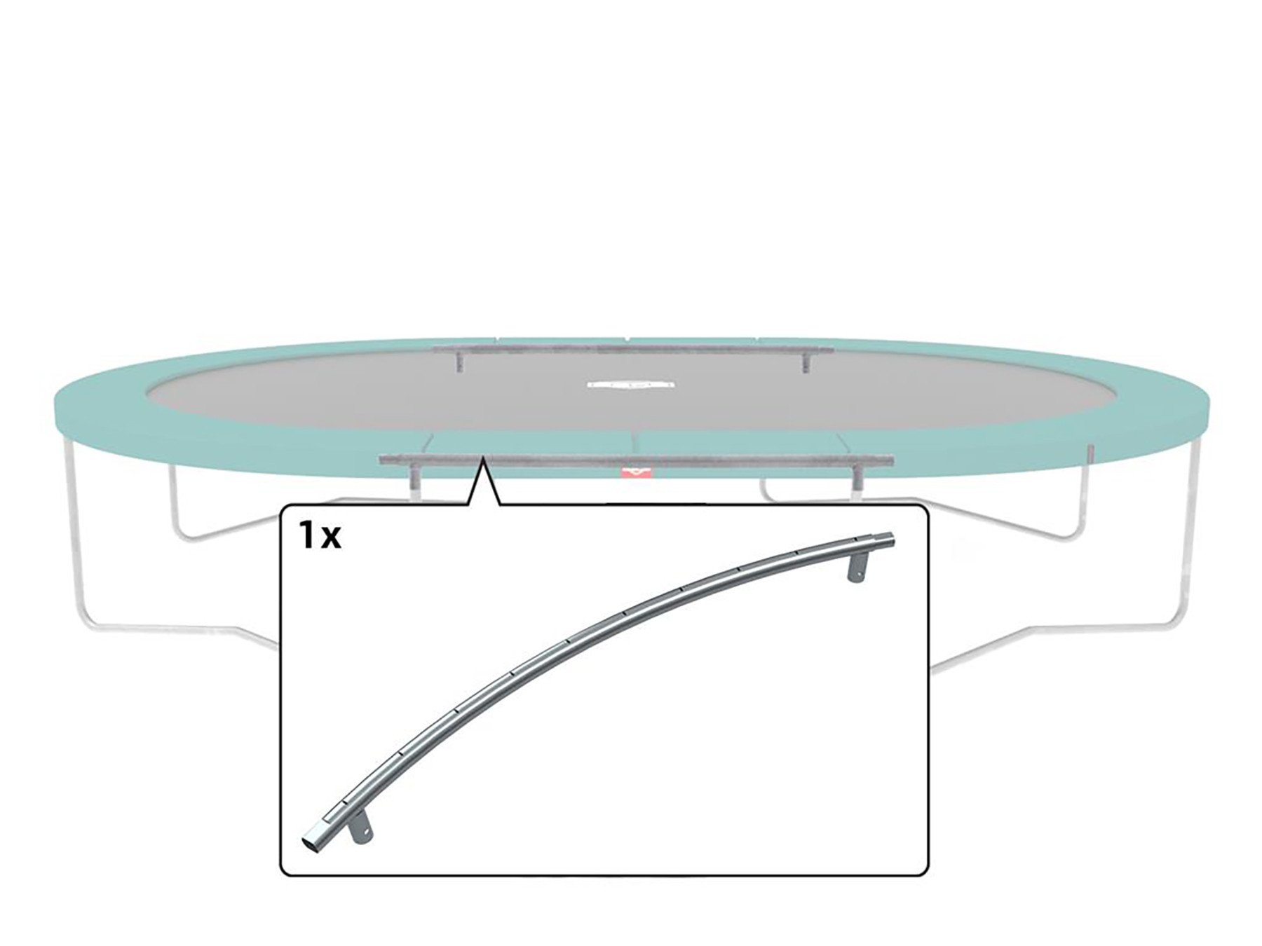 BERG Grand Favorit - Oberschiene lang geschweißt 520
