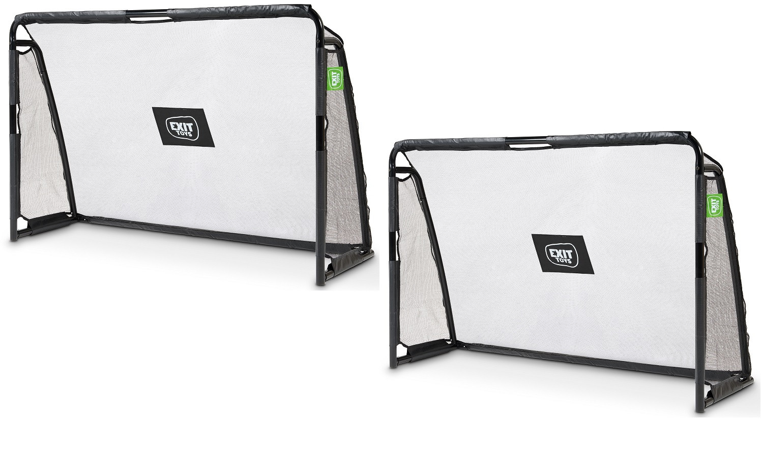 EXIT Maestro Fußballtor - Tor - 2 Stück - 180 x 120 x 60 cm - mit Trainingswand