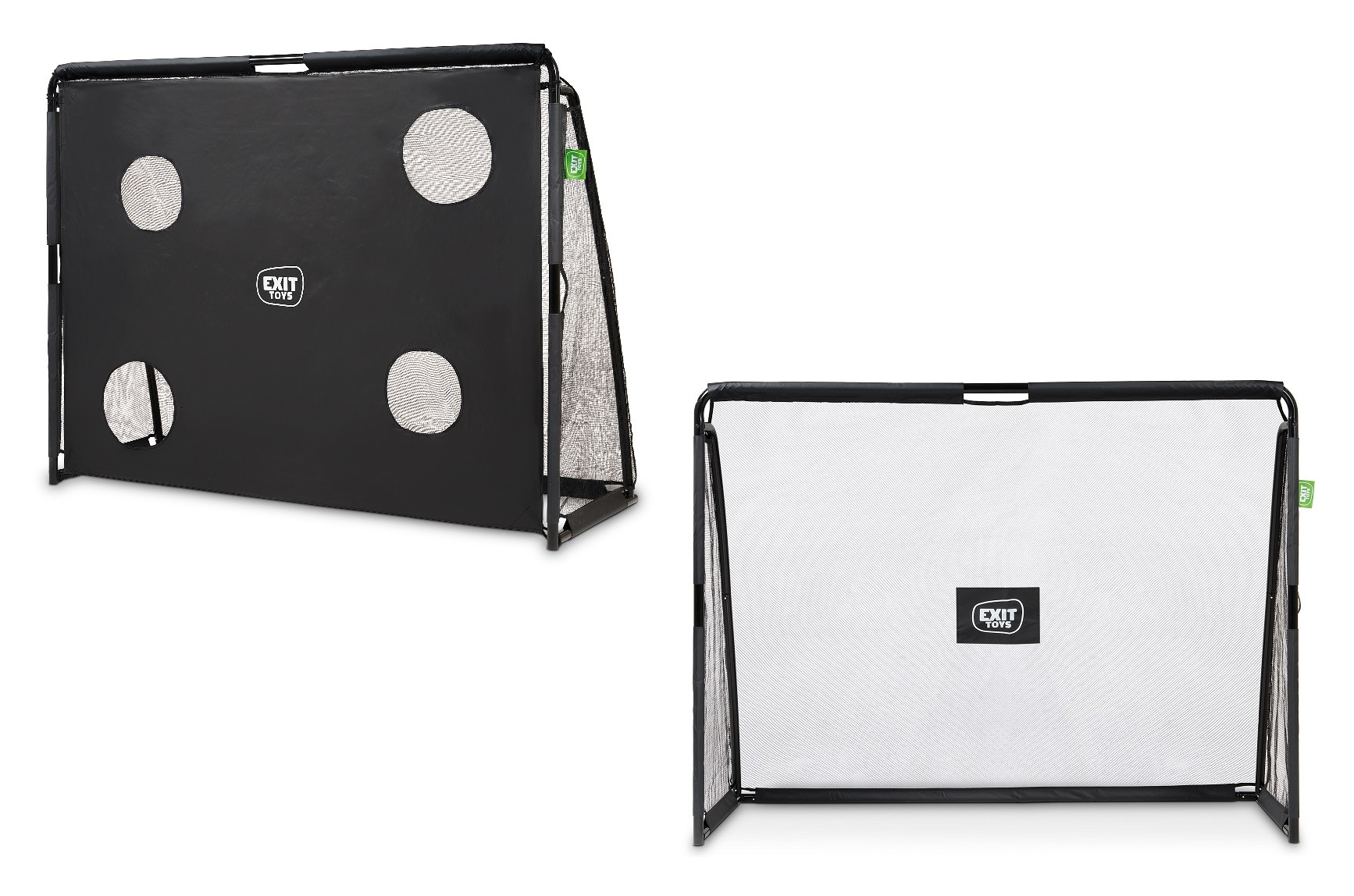 Exit Coppa Fußballtor - Tor - 2 Stück - 
220 x 170 x 80 cm - Mit Trainingswand