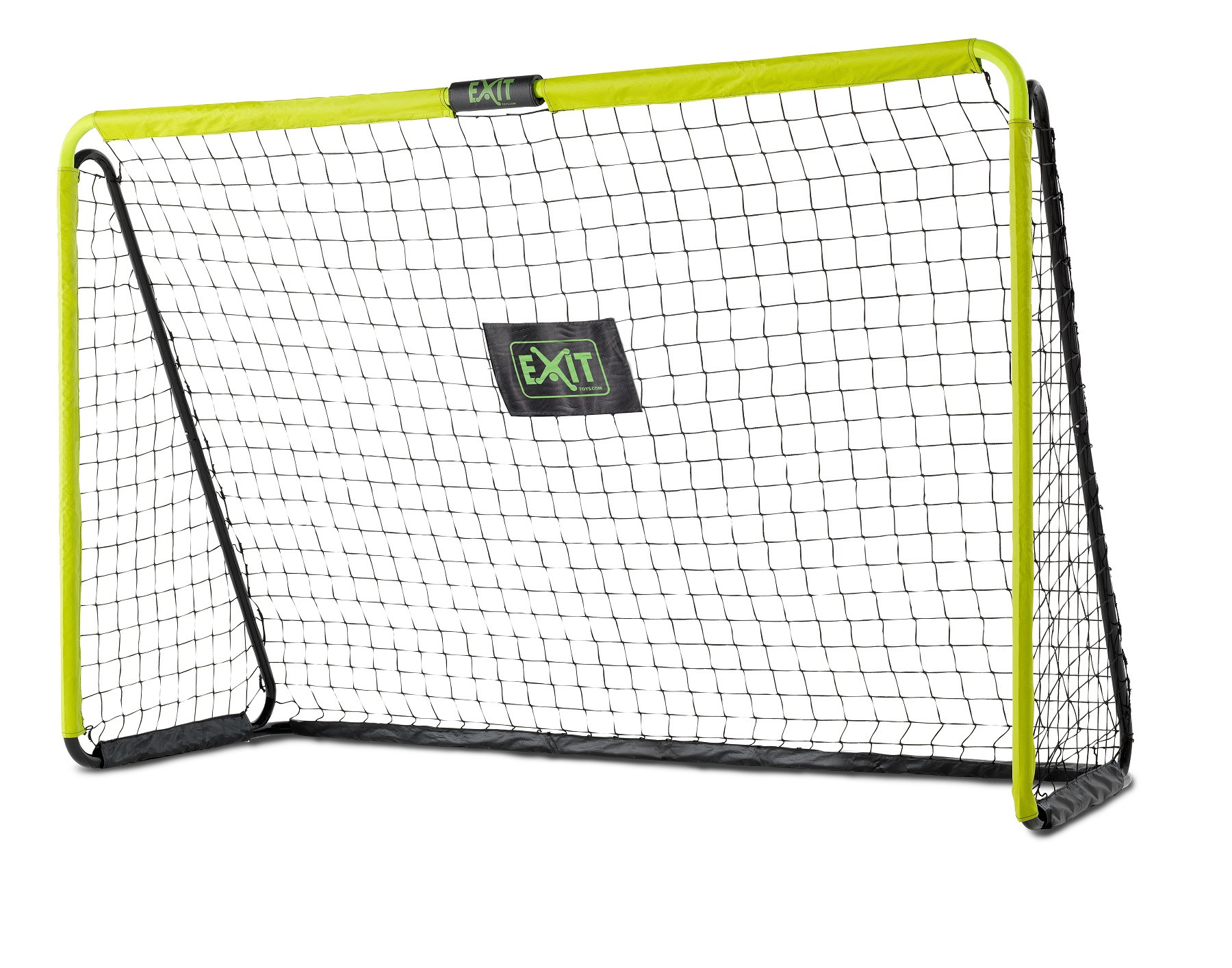 EXIT Tempo stählernes Fußballtor 240x160cm - grün/schwarz