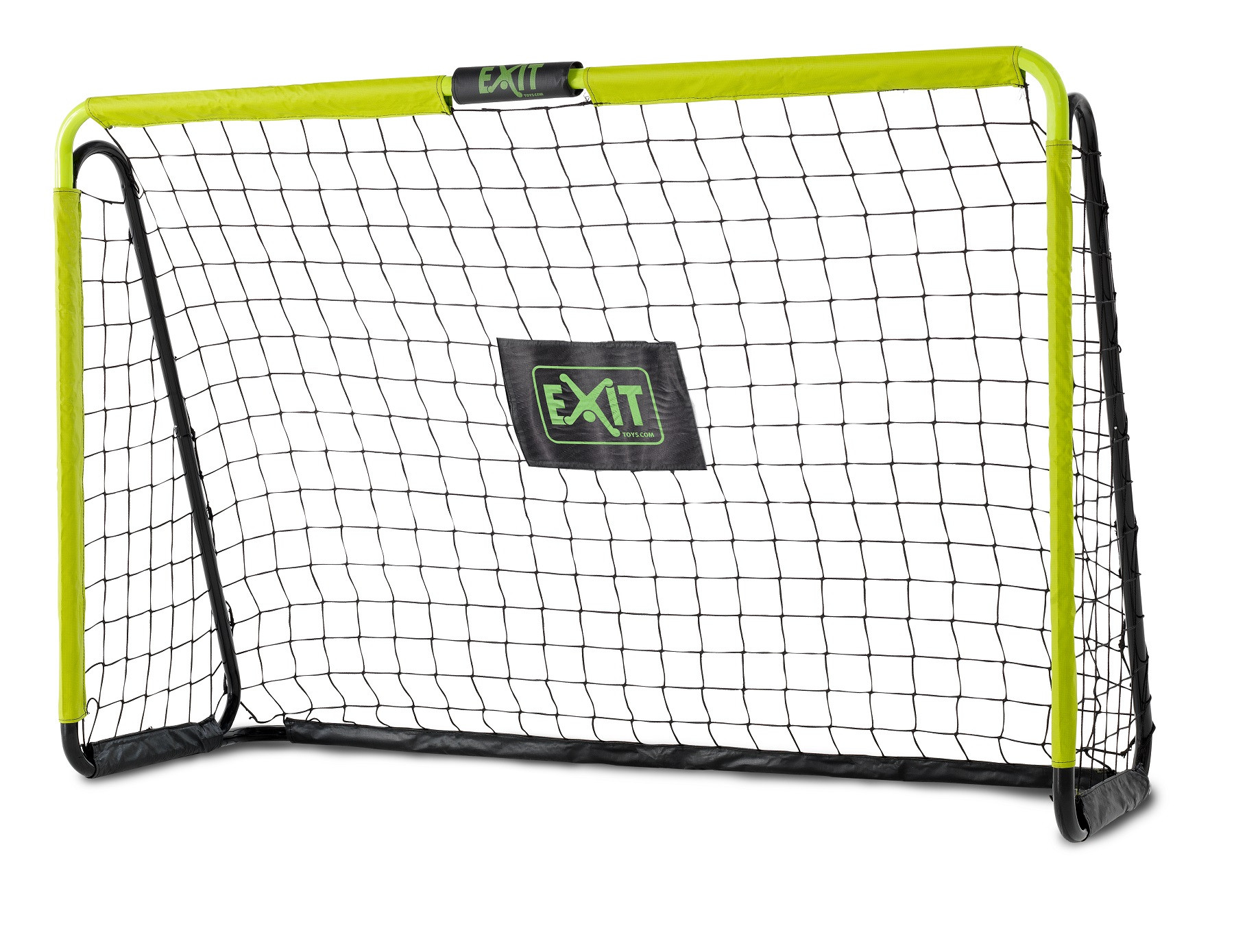 EXIT Tempo stählernes Fußballtor 180x120cm - grün/schwarz