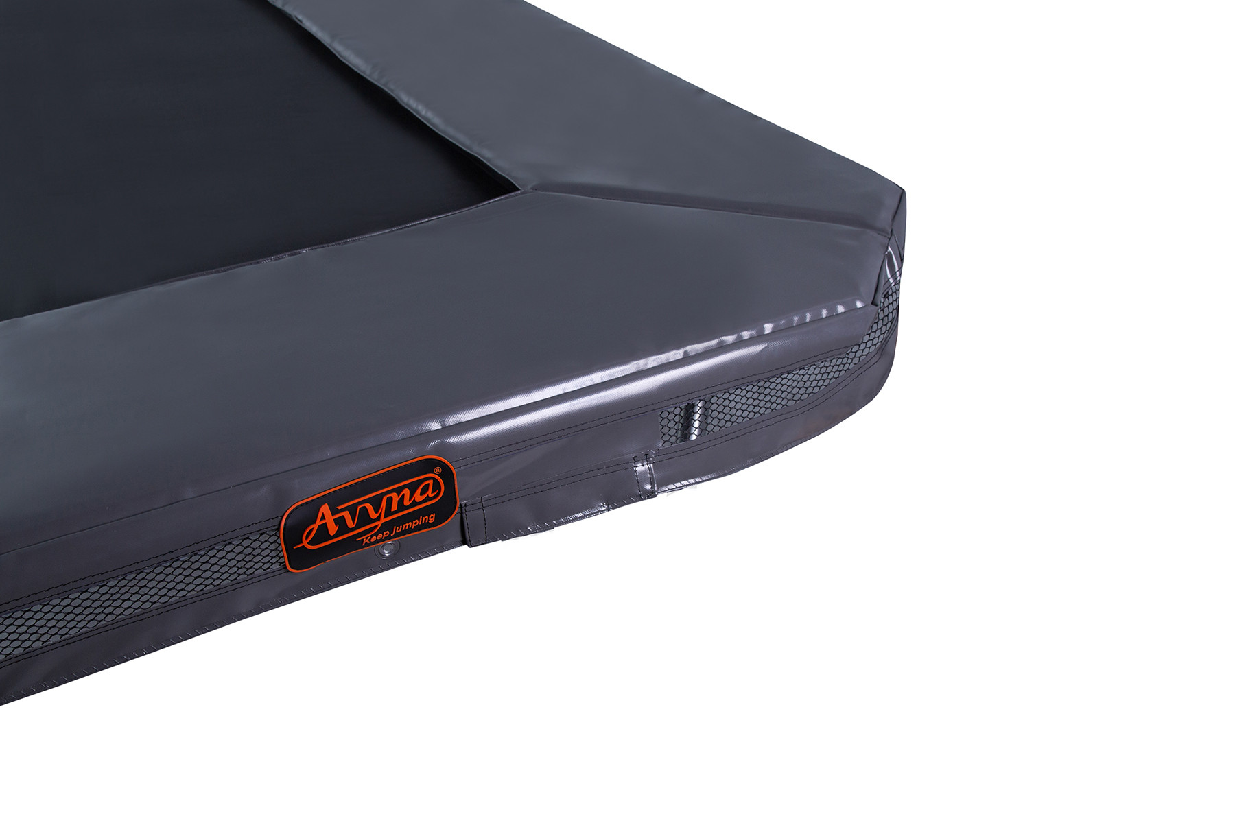 Avyna Trampolin Schutzrand HD Plus - Unterirdisch - 520 x 305 cm (352) - Grau