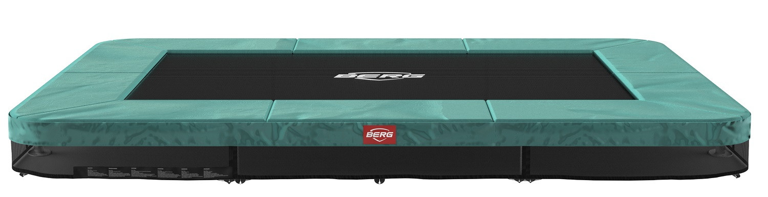 BERG SPORTS Favorit rechteckiges InGround Trampolin 280cm Grün