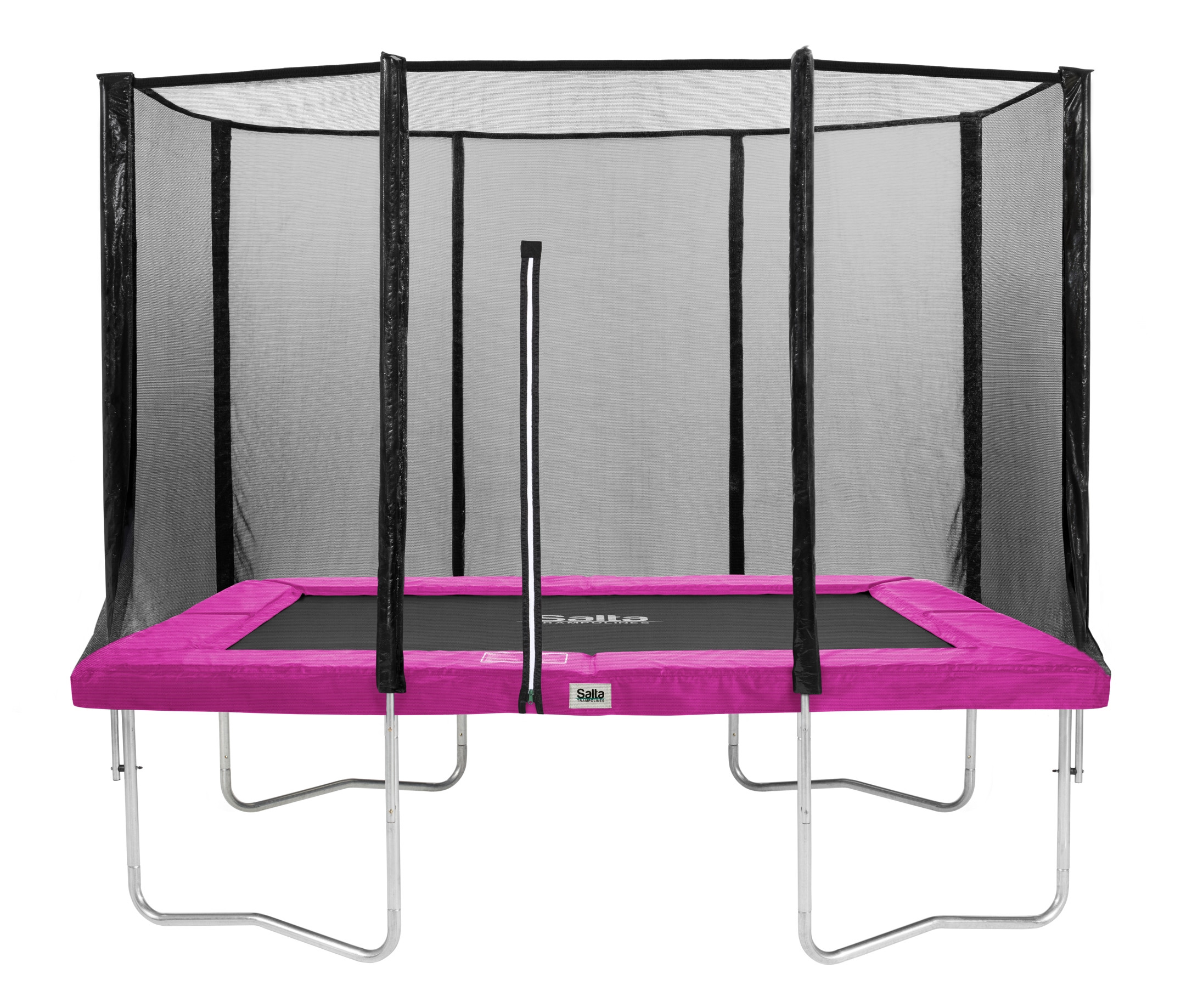 Salta Trampolin Combo - 305x214cm - Rechteckig Pink