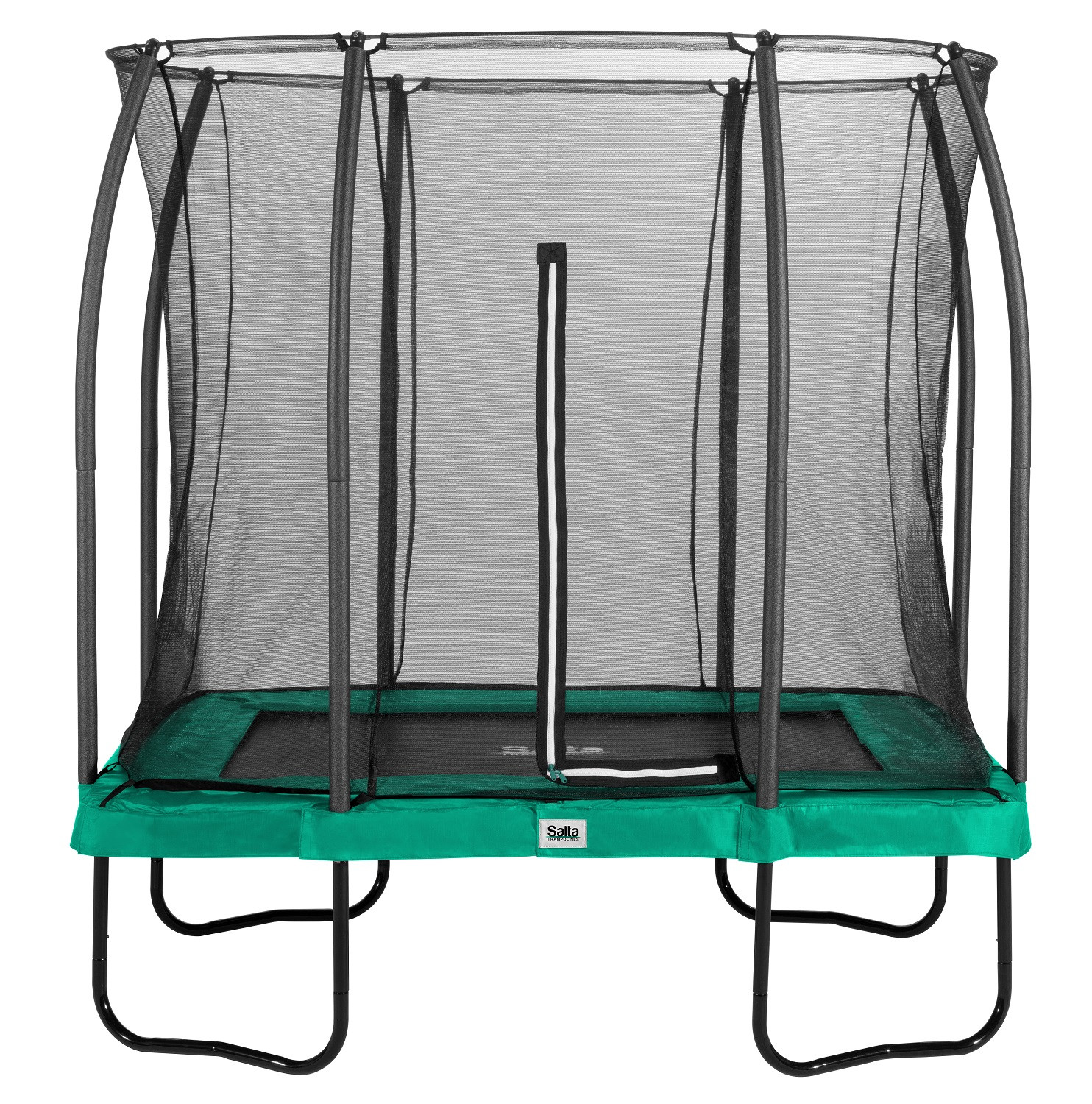 Salta Trampolin Comfort Edition - 214x153cm - Rechteckig Grün