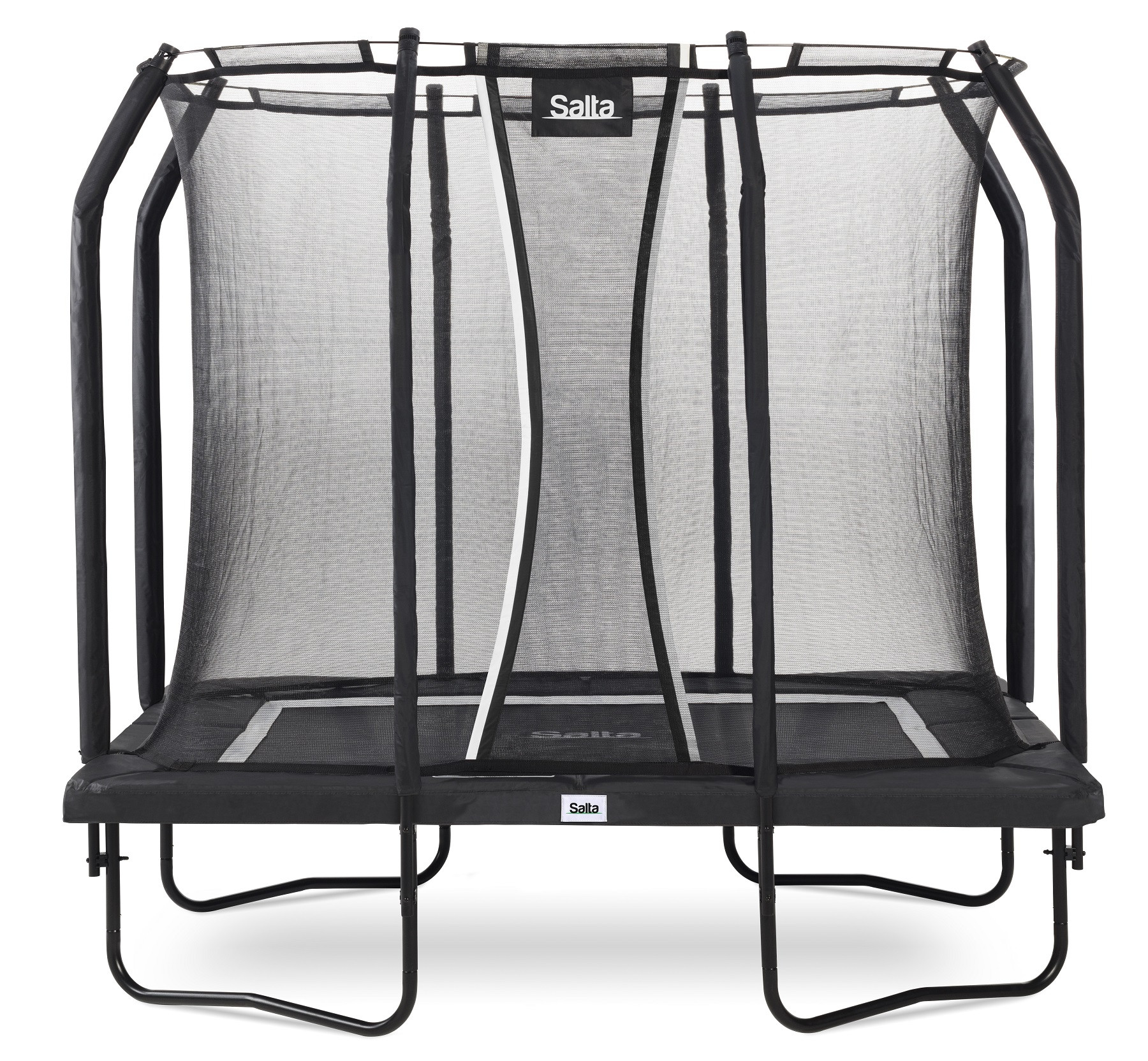 Salta Trampolin Premium Black Edition - 214x153cm - Rechteckig Schwarz