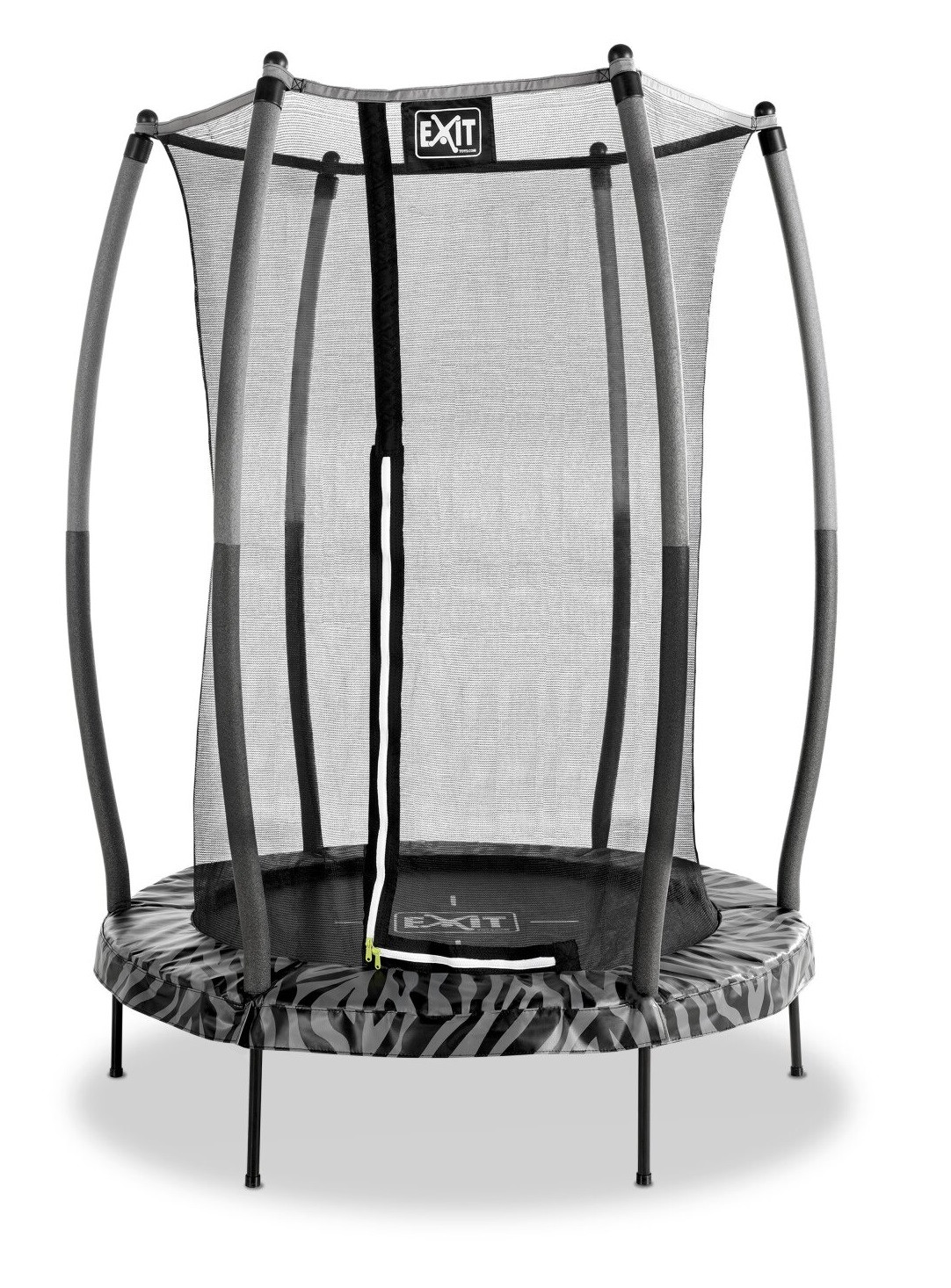 EXIT Tiggy junior Trampolin mit Sicherheitsnetz ø140cm - schwarz/grau
