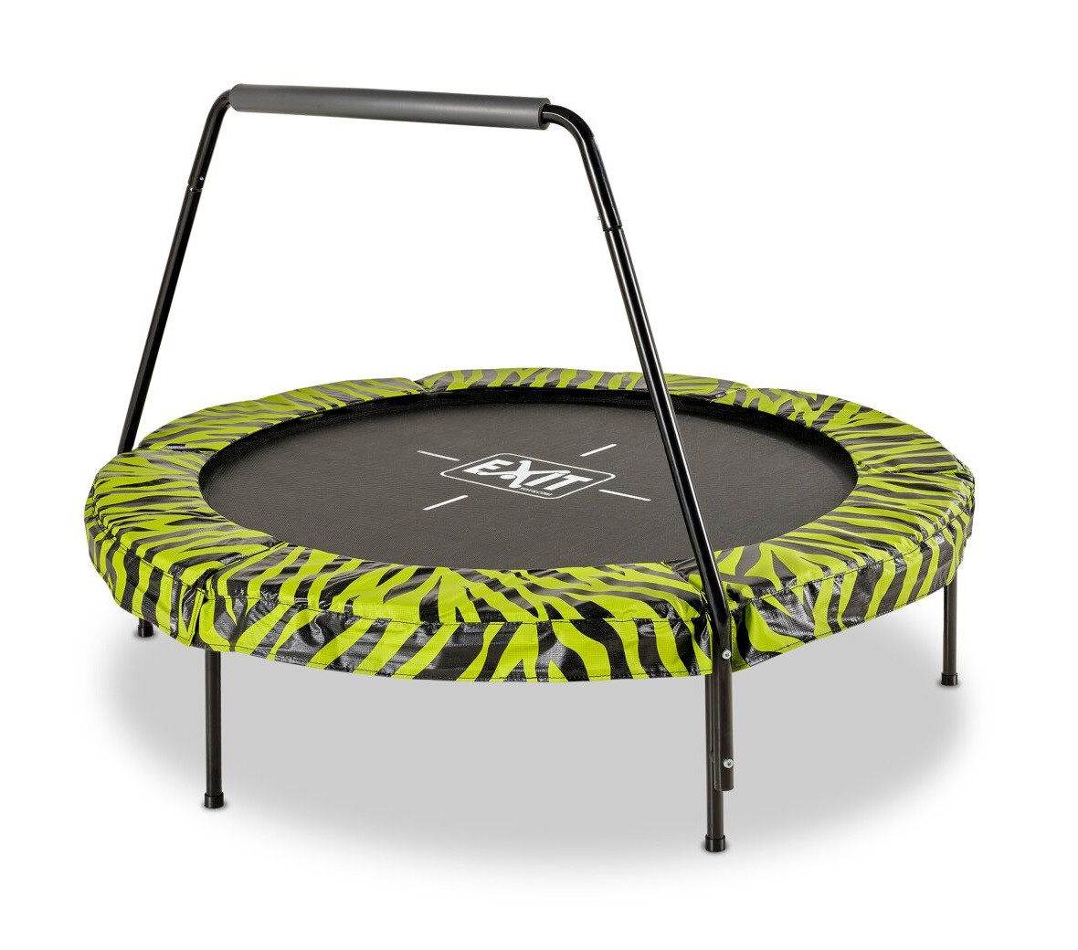 EXIT Tiggy junior Trampolin mit Bügel ø140cm - schwarz/grün