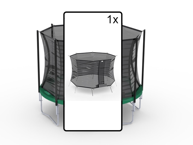 BERG Trampolin-Sicherheitsnetz Comfort - 430 cm - Loses Netz