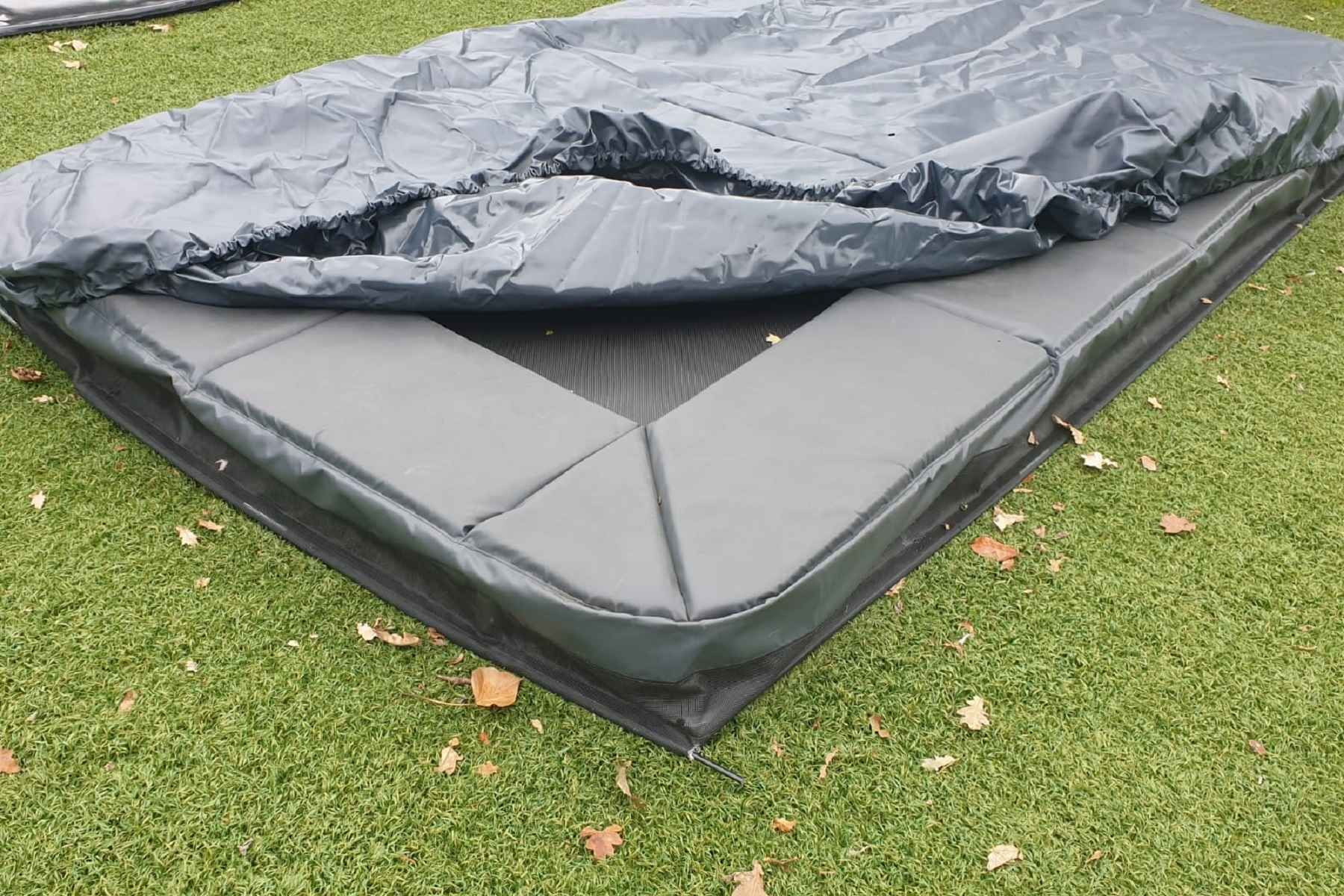 Akrobat Abdeckung Inground / Regular Trampolin 335 x 244 cm - Anthrazit