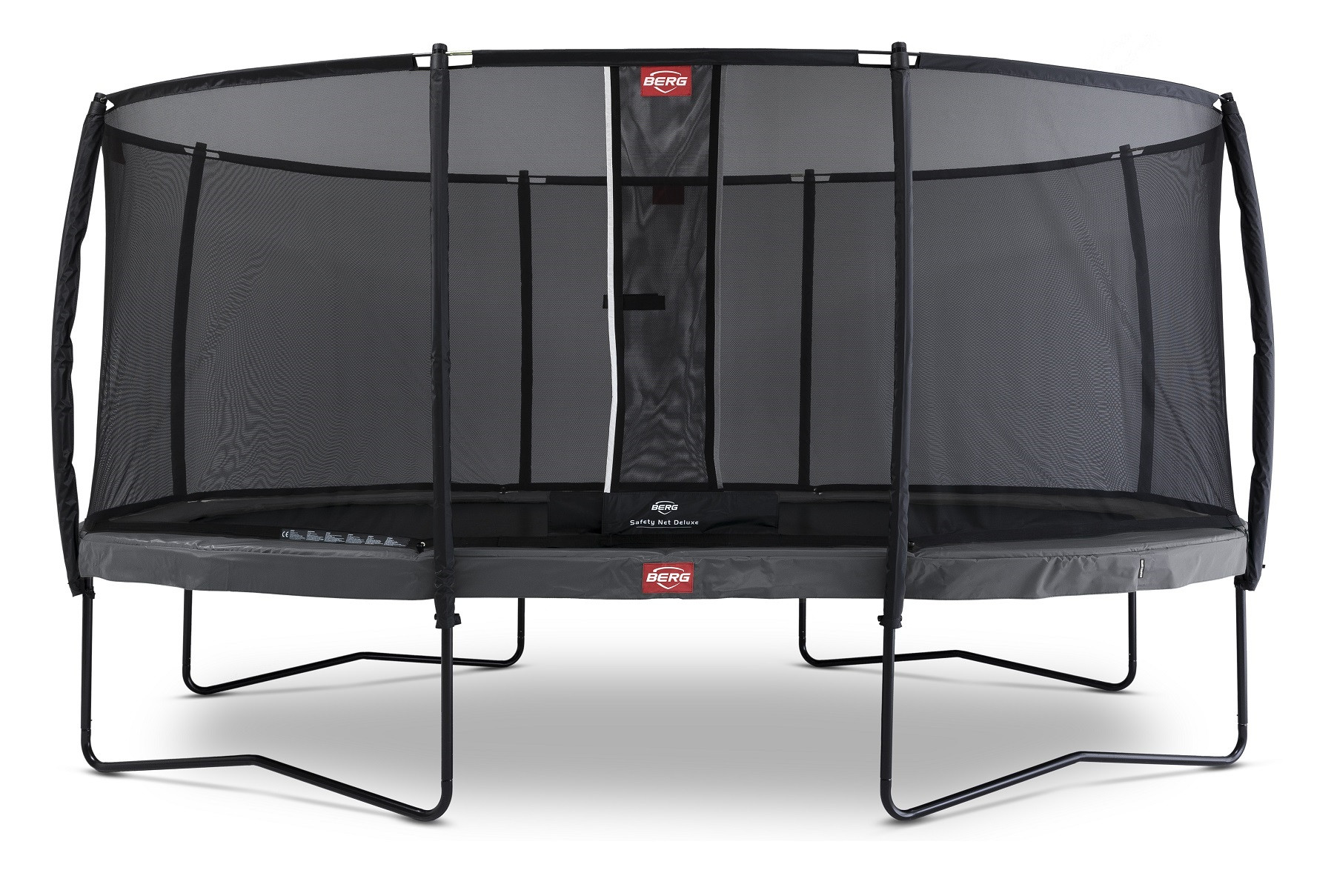 BERG Grand Champion trampolin Regular 520 cm - Anthrazit Grau + Safety Net Deluxe