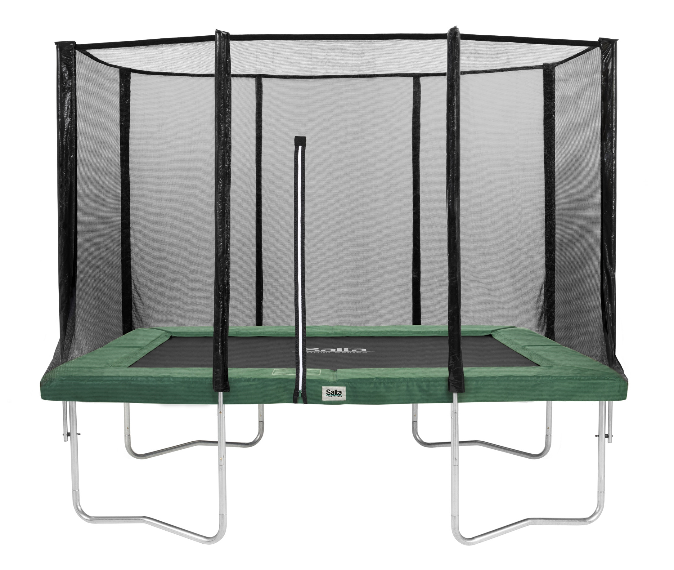 Salta Trampolin Combo - 214x153cm - Rechteckig Grün