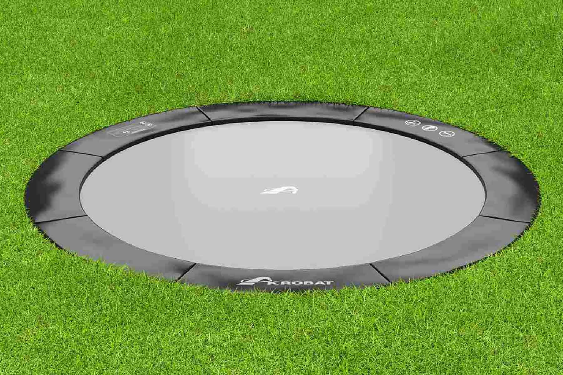 Akrobat Trampolin Primus - Flat to the Ground - 305 cm - Schwarz