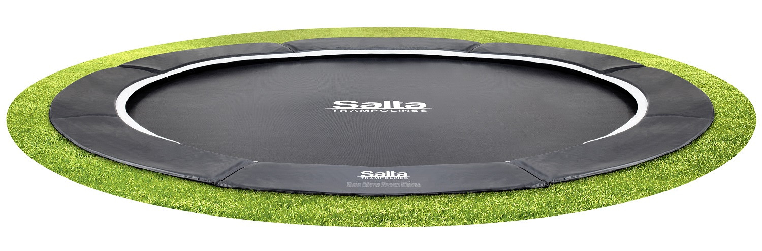 Salta Trampolin Royal Baseground Sports - 251cm - Rund Schwarz