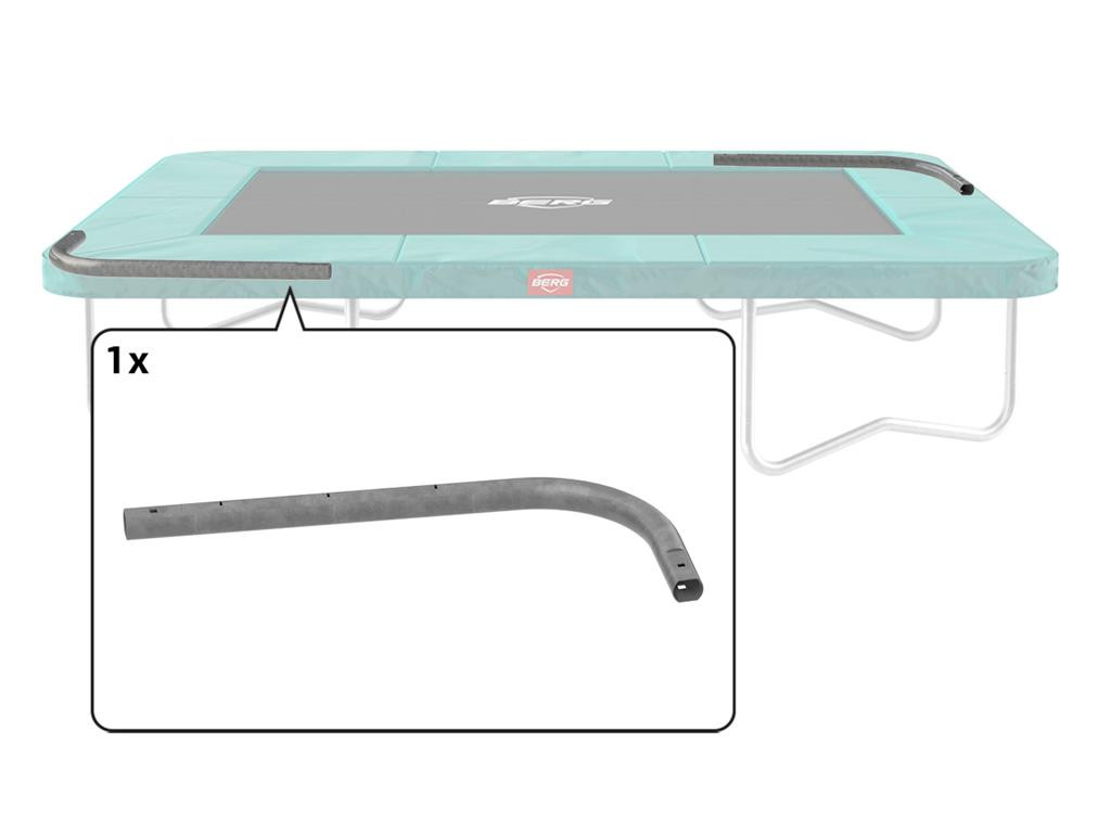 BERG Trampolin Teil - Ultim Favorit - Toprail Eckstück Rechts 280 x 190 cm