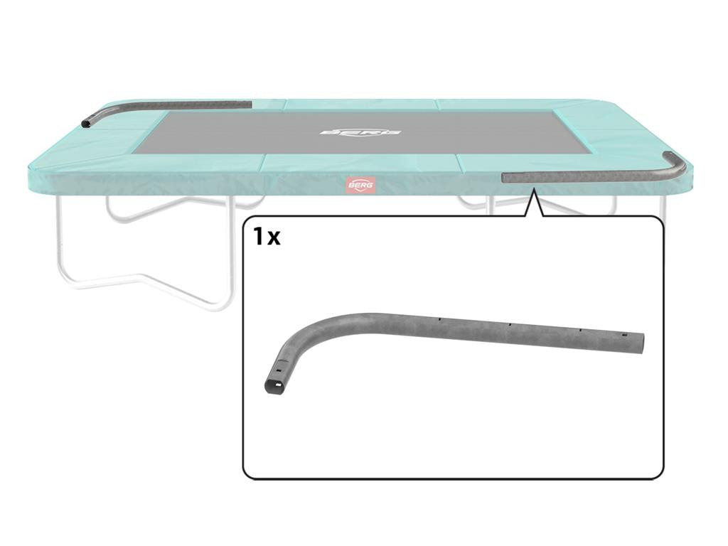 BERG Trampolin Teil - Ultim Favorit - Toprail Eckstück links 280 x 190 cm