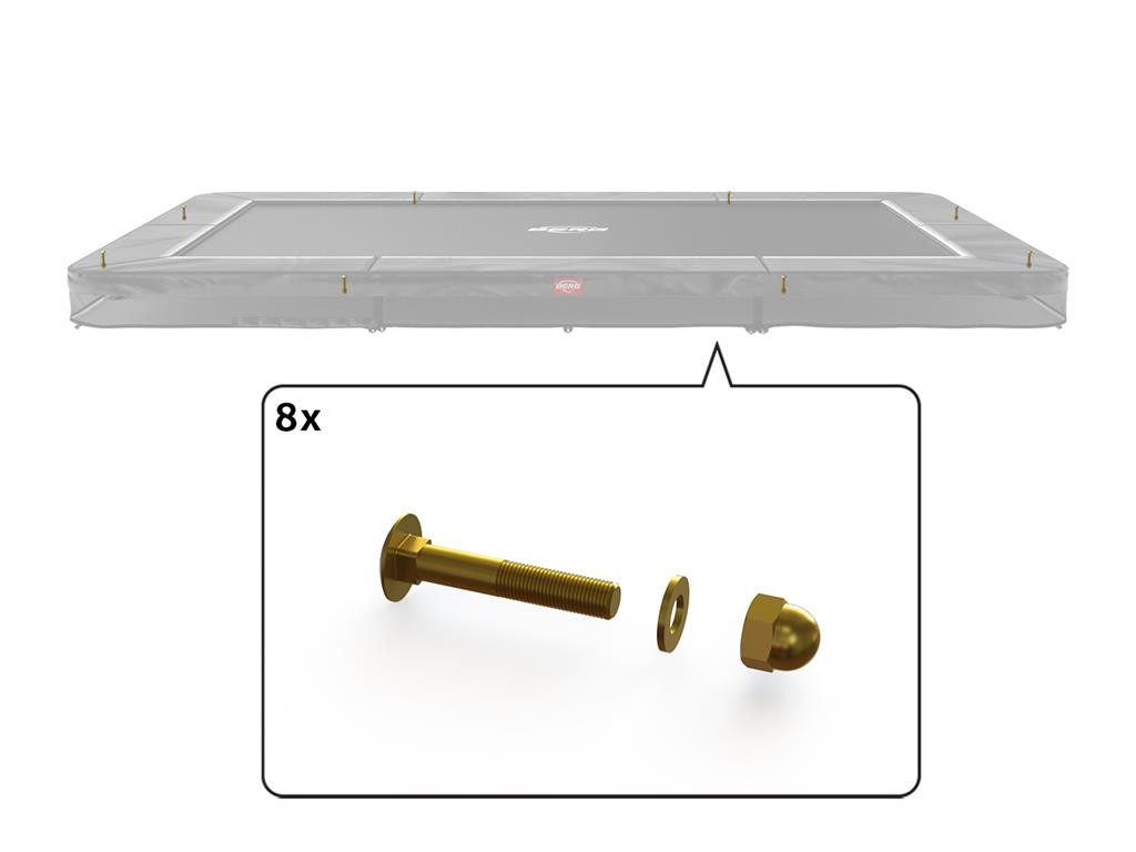 BERG Trampolin Teil - Ultim Favorit - Befestigungen 410 x 250 cm