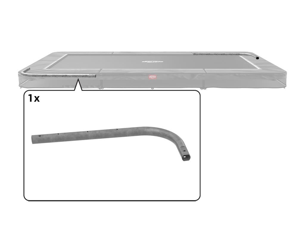 BERG Trampolin Teil - Ultim Favorit - Toprail Eckstück Rechts 330 x 220 cm