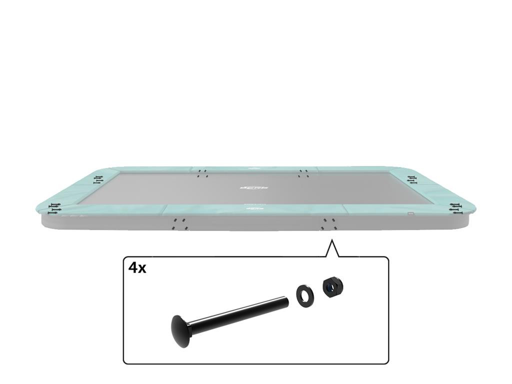 BERG Trampolin-Sicherung Ultim Champion - Befestigungen - 410 x 250 cm