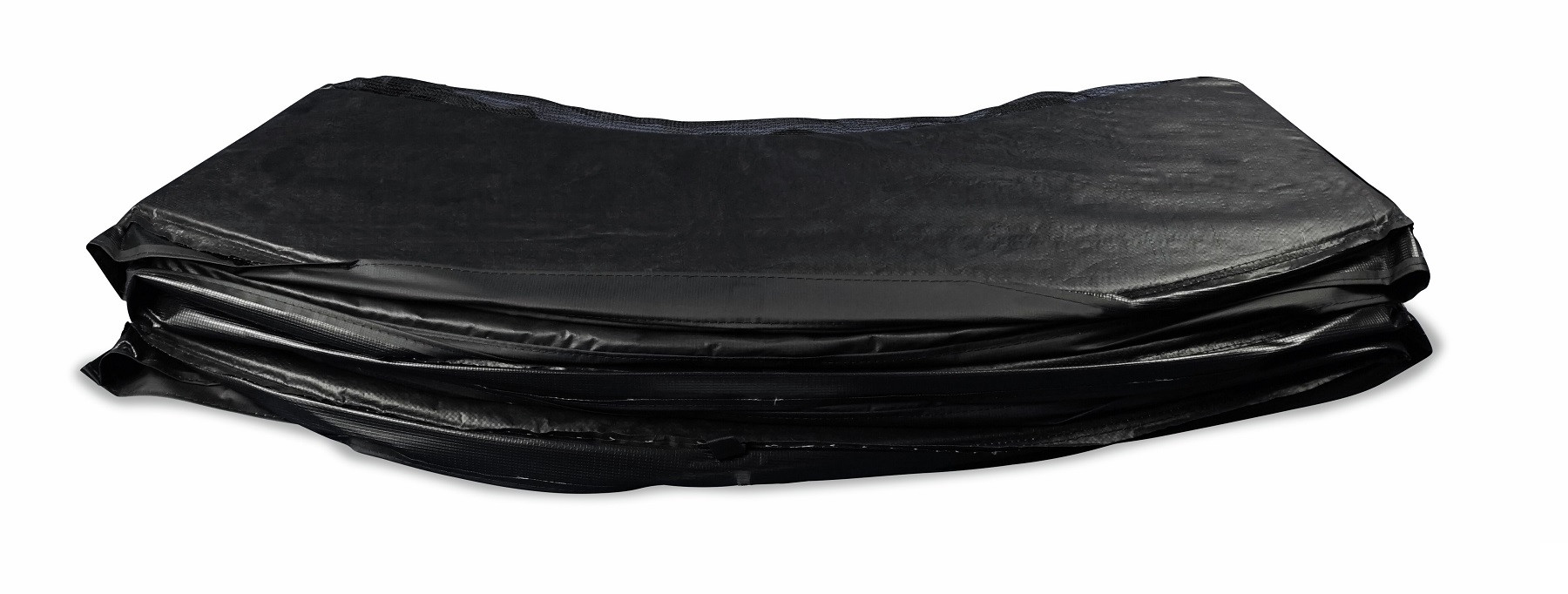 EXIT Trampolin-Sicherheitsring - Silhouette - 183 cm - Schwarz mit lindgrüner Umrandung - Nicht für Unterflur