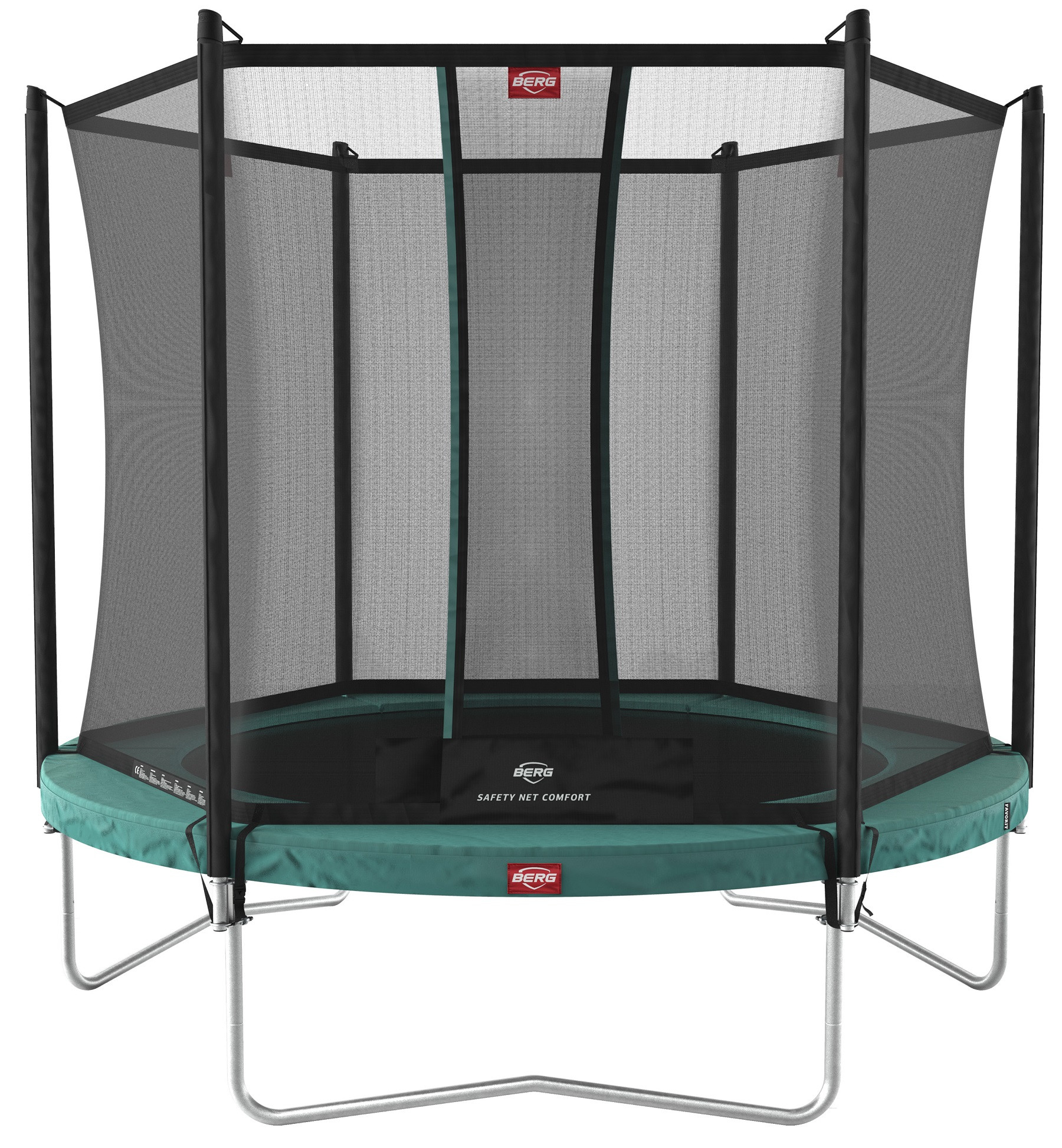 BERG Favorit trampolin Regular 330 cm Grün + Safety Net Comfort