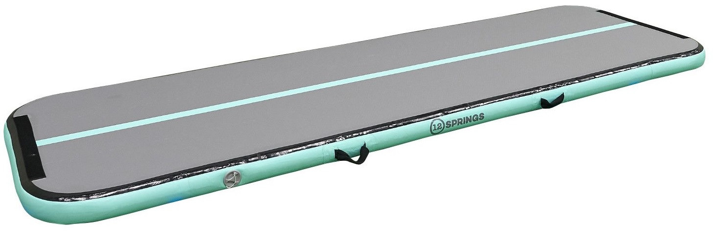 12SPRINGS Airtrack 300 x 100 x 10 cm Standard - Grün