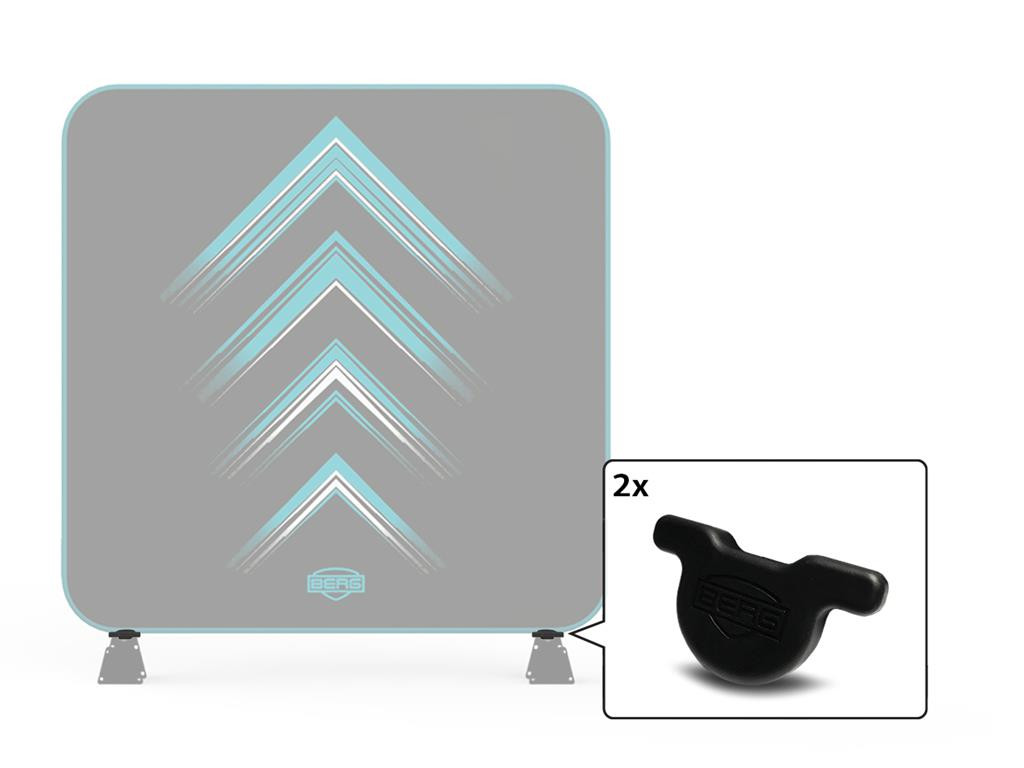 BERG AeroWall - Schaumstoffkappen für Schelle (2x)
