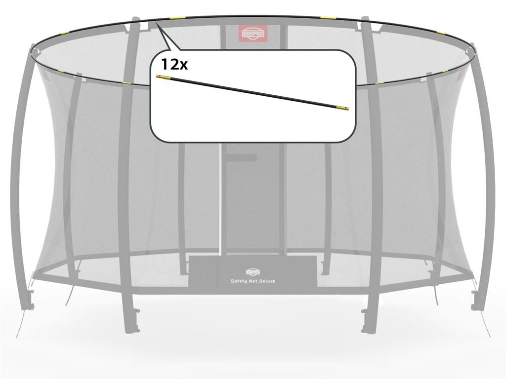 BERG Trampolin Sicherheitsnetz Teil - Grand Safety Net Deluxe - Hoop Set - 470 x 310 cm (für .00 Version)