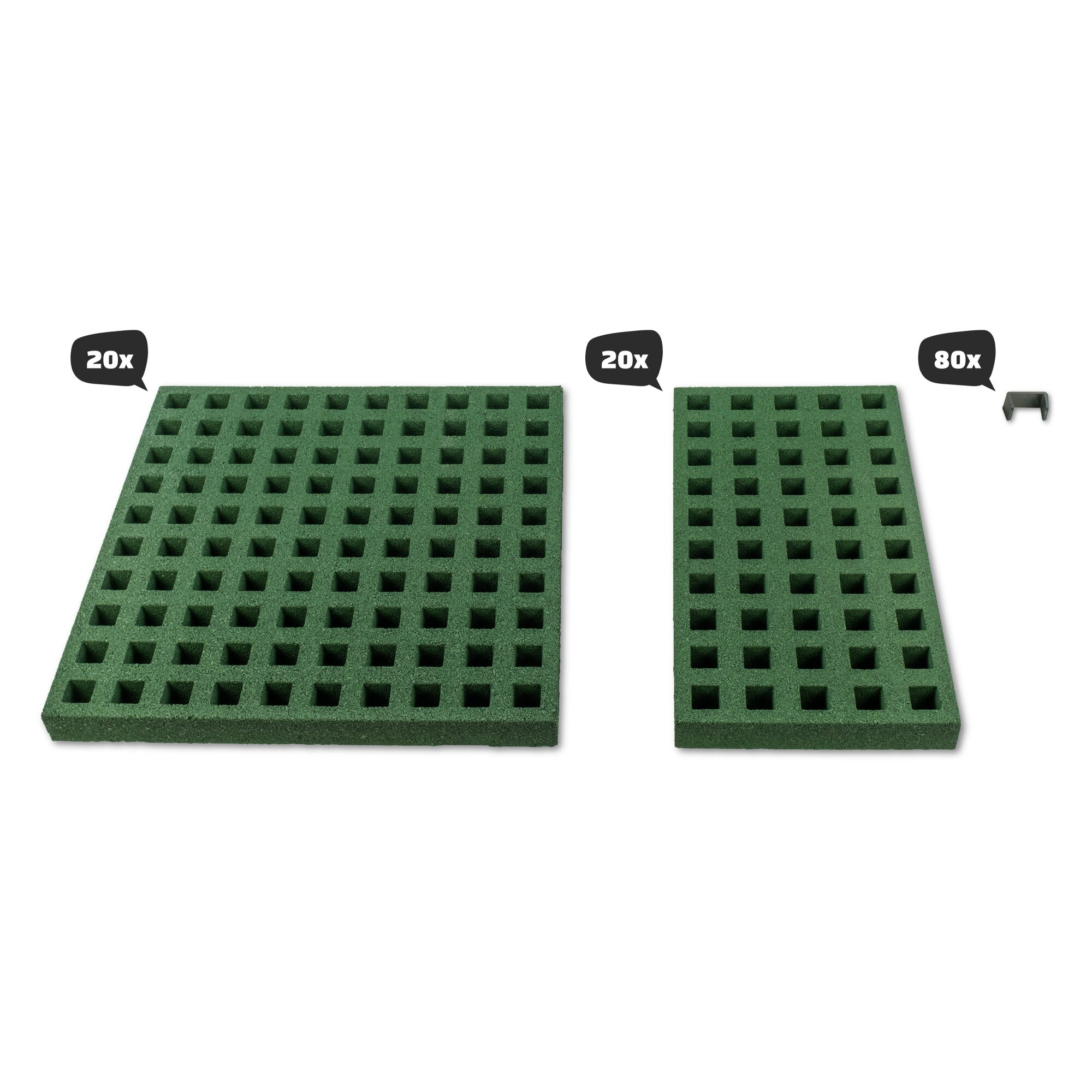 Freezone Safety Tiles - Geeignet für alle 458 x 275 cm Boden- und ebenerdigen Trampoline