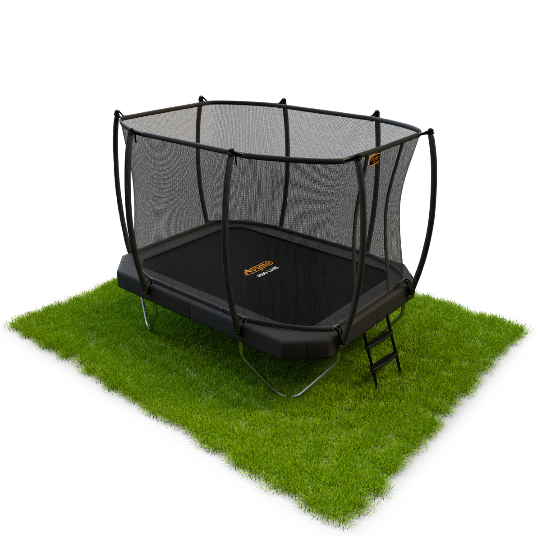 Avyna Pro-Line Trampolin mit Sicherheitsnetz 380 x 255 cm (238) - Grau