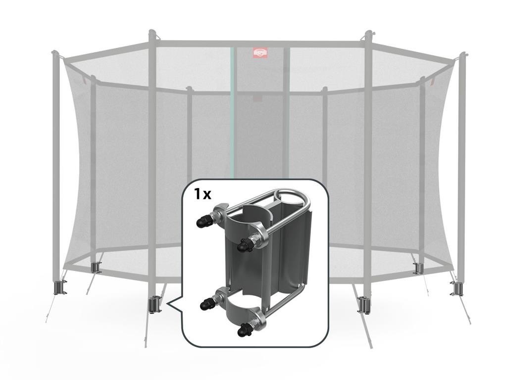 BERG Trampolin-Sicherheitsnetzteil - Sicherheitsnetz Comfort - Befestigungssatz für 1 Stange InGround