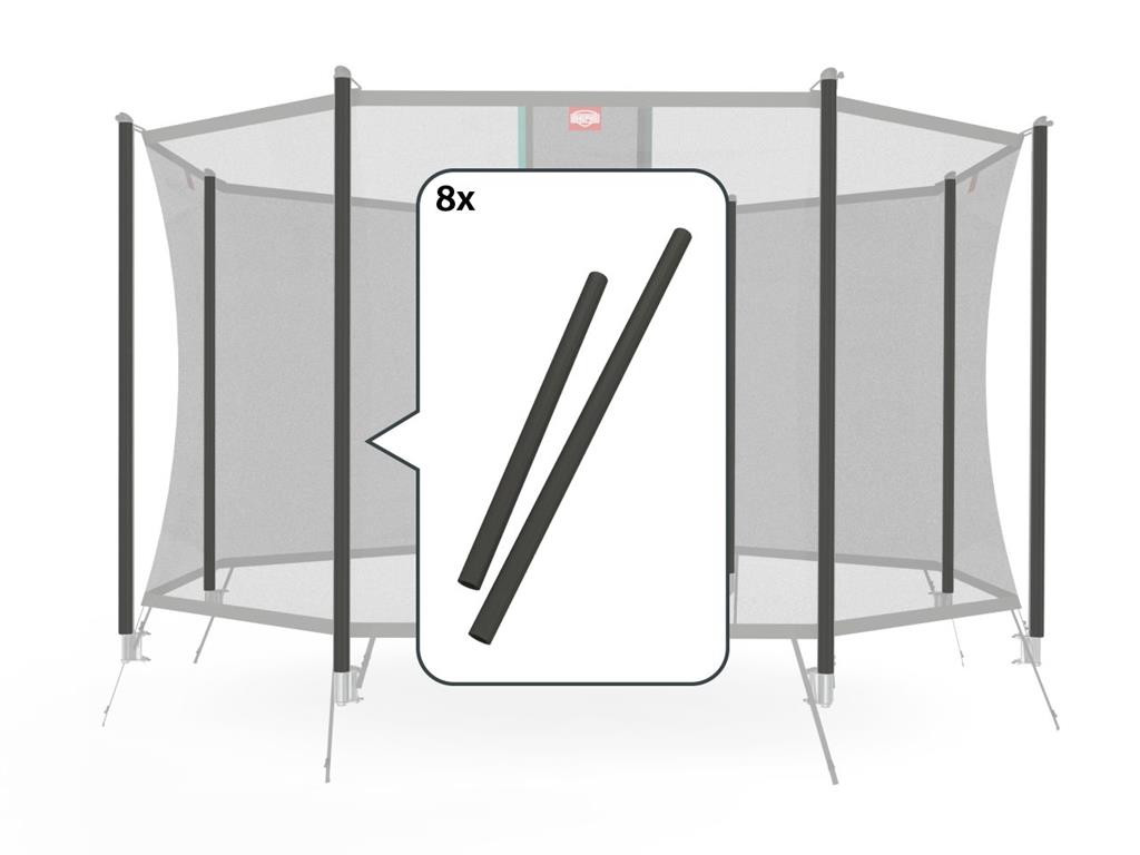 BERG Trampolin Sicherheitsnetz Teil - Sicherheitsnetz Komfort - Set Schaumstoffteile InGround